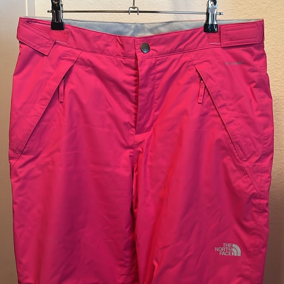 North Face Hot pink Snow pants Kids X Large / women’s size 6-8 pants - Picture 3 of 9